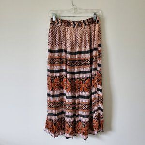 Long Floral Skirt Size Small